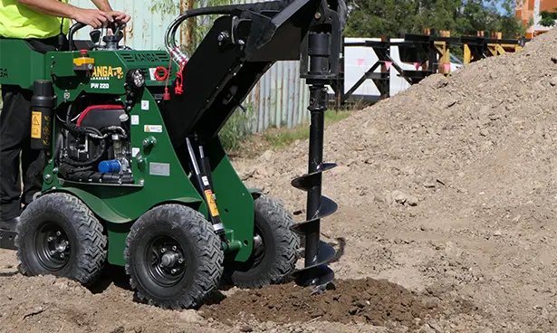 Kanga 2-Series Pt220 Tracked Mini Compact Skid Steer Loader | Overall Width 31.1" | Honda Gxv630 Engine 1