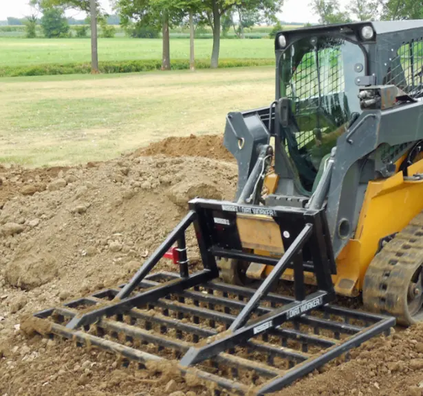 Kasco Grader Blade | Model Dw-1095 & Dw-2095 | Working Width 72" & 84" | Hydraulic Flow Range 15-30 Gpm | For Skid Steers 1