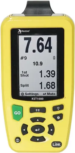 Kestrel Kst1000 Shot Timer - Yellow 1