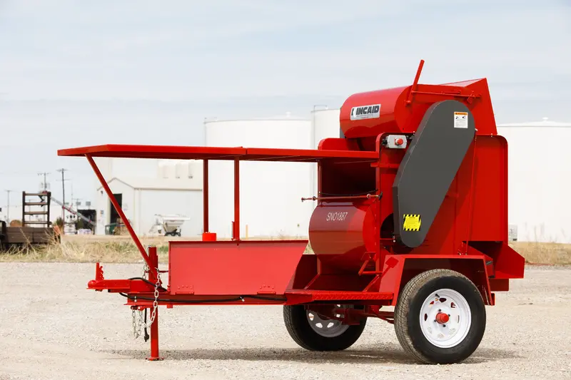 Kincaid Peanut Thresher | Spike-Tooth Cylinder | Heavy-Gauge Metal Build | 13" Inches Towable Wheels 1