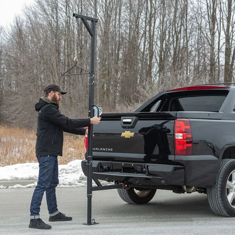 Kshot Deer Hoist Swivel Hitch Lift System | Model Cl-Deer-Hoist-Swivel | Width 27" | 20 To 100+ Hp | For Atv, Utv & Truck 1