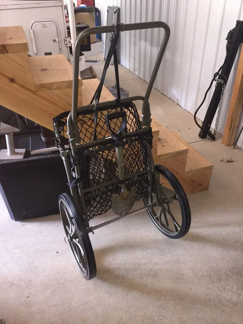 Kshot Folding Game Cart | Model Game-Cart-V2 | 51" L X 27" W | 500 Lbs Capacity | For Hunting & Outdoor Gear Hauling 1