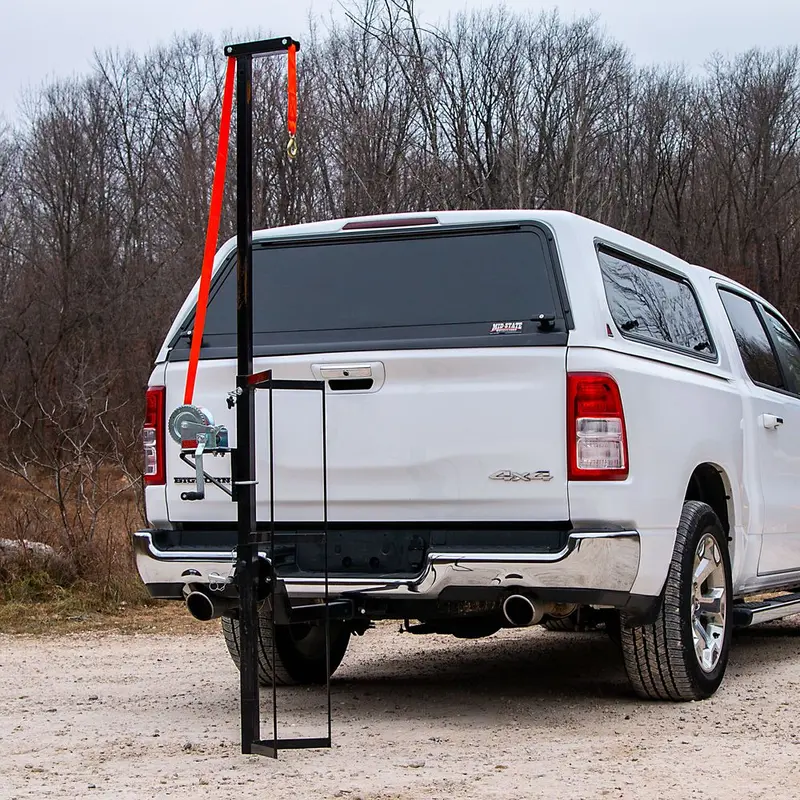 Kshot Hitch-Mounted Deer Hoist & Carrier | Model Deer-Hoist-Carrier | 40.25" L X 18.5" W | 600 Lb Capacity | 20 To 100+ Hp | Trucks, Suvs, Atvs & Utvs 1