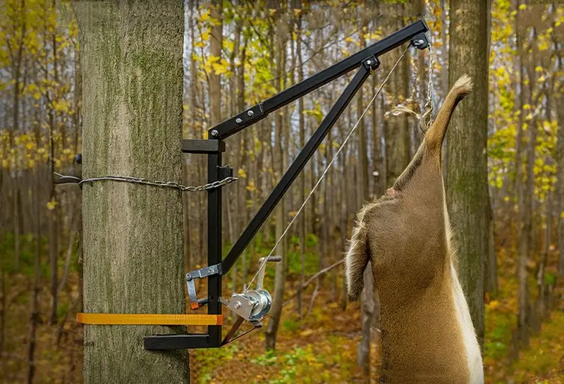 Kshot Tree-Mounted Deer Hoist | Model Tree-Hoist | Width 13" | Capacity 300 Lb | For Hunting & Field Dressing 1
