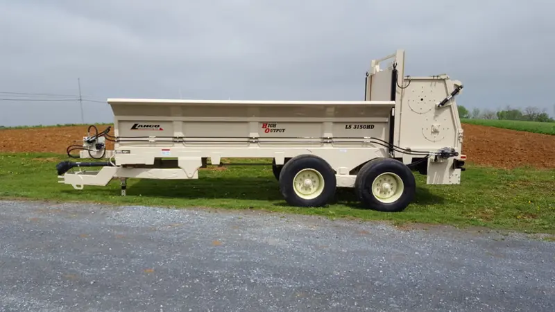 Lanco Spreaders High Output Spreaders | Model Ls-2400, 3150 & 7000 | Hopper Capacity 210-700 Cu. Ft. | 85 Hp, 150 Hp & 250 Hp | For Tractors 1