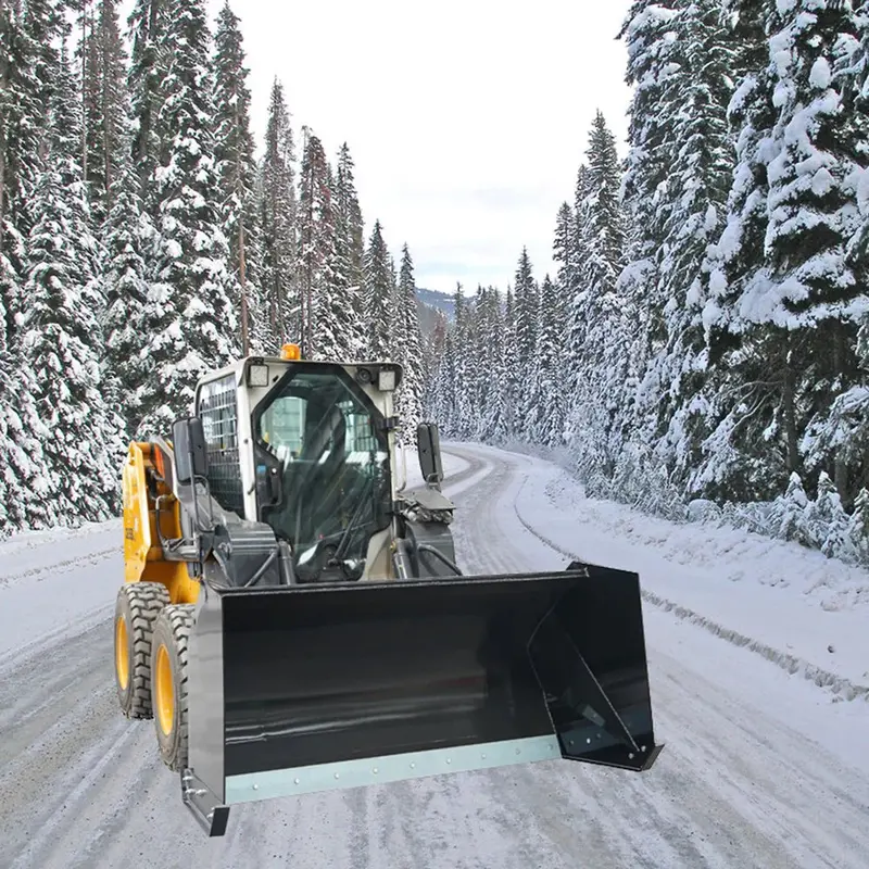 Landy Attachment Snow Pusher | Width 84" | 45-60 Hp | 12-16 Gpm | For Skid Steers & Tractors 1