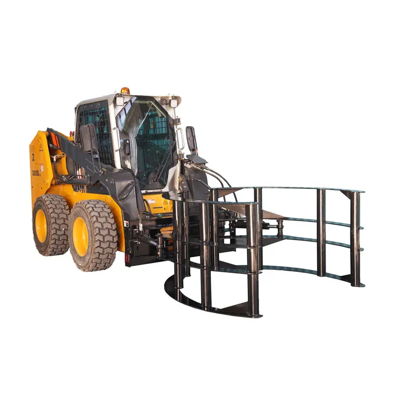 Landy Attachments Hay Bale Grapple | Width 57.6" | 15 Gpm | 20–25 Hp | For Skid Steer, Tractor, Atv & Utv 1
