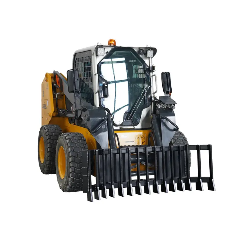 Landy Attachments Hd Stick Rake | Width 71" | 12-25 Gpm | 20-35 Hp | For Skid Steers, Tractors, Atvs & Utvs 1