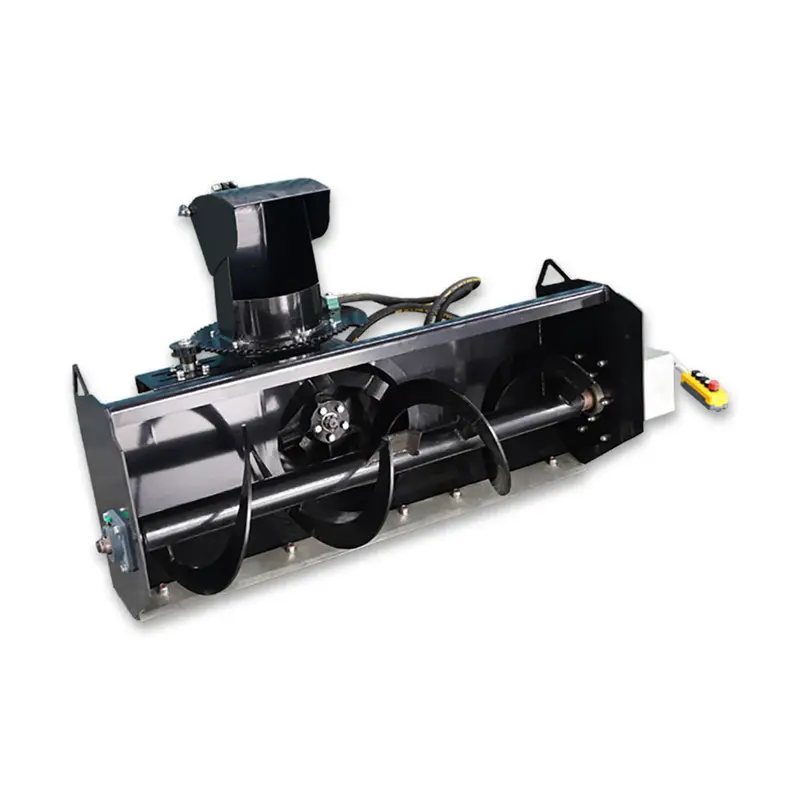 Landy Attachments Hydraulic Snow Blower | Model Ms-Hsb1220 | Width 48" | 8-13 Gpm | For Mini Track Loaders & Skid Steers 1