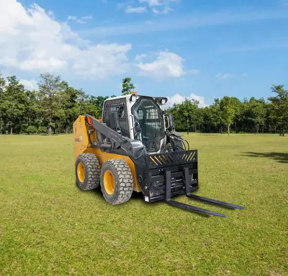Landy Attachments Pallet Forks | Frame Width 48" | 16 Gpm | For Skid Steers & Loaders 1