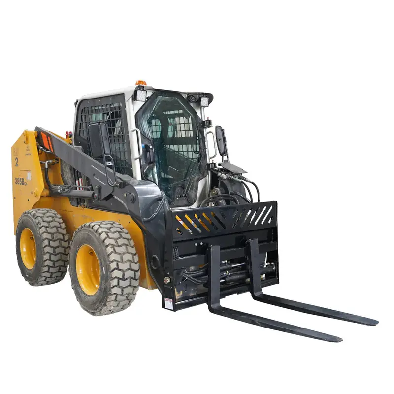 Landy Attachments Pallet Forks | Frame Width 48" | 16 Gpm | For Skid Steers & Loaders 2