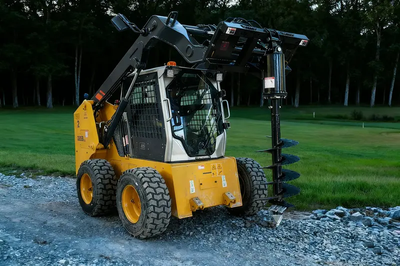 Landy Attachments Post Hole Auger Drive | Auger Diameters 12” & 18” | 11-20 Gpm | 15-20 Hp | For Skid Steers, Atvs, Utvs & Tractors 1