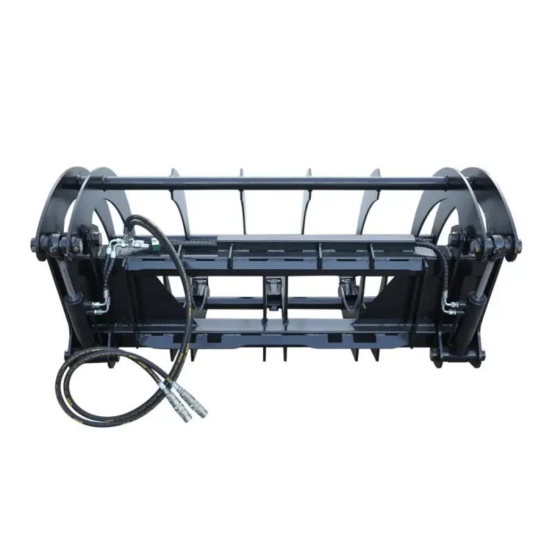 Landy Attachments Root Grapple Rake | Width 72" | 16 Gpm | 20-35 Hp | For Skid Steers, Atvs, Utvs, & Tractors 1