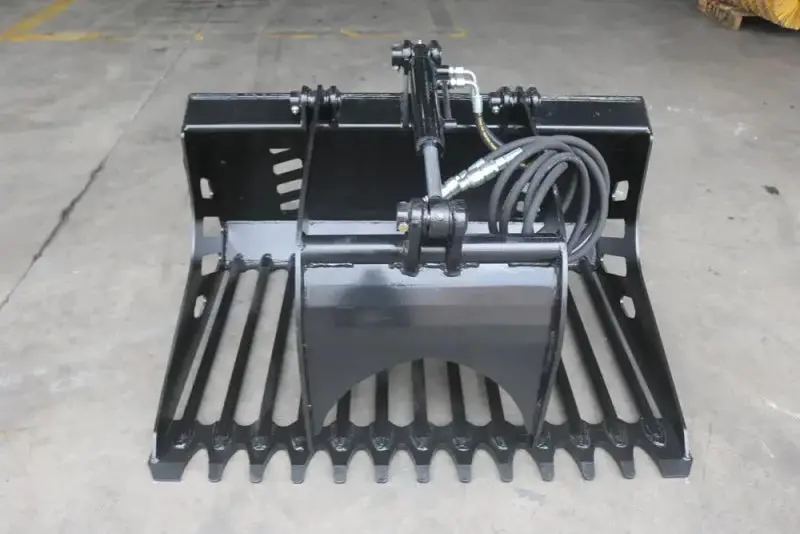Landy Attachments Skeleton Rock Grapple Bucket | Model S-Rrgb1120 | Width 44" | 16 Gpm | For Skid Steers & Loaders 1