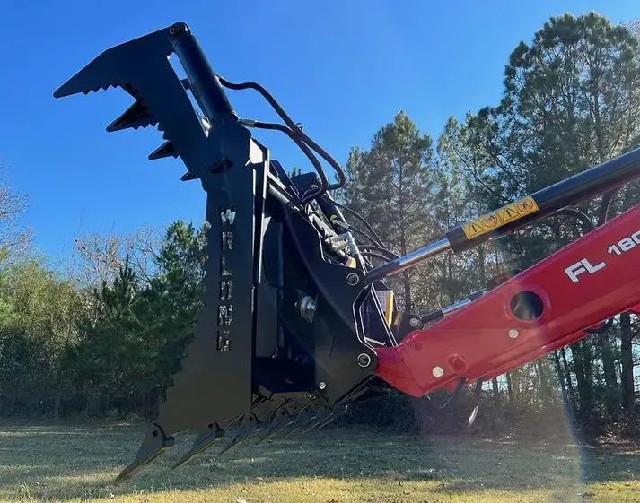 Lane Shark Root Rake Brush Grapple 3 | Width 48", 56" & 64" | Up To 40 Hp | 8 To 25 Gpm | For Skid Steers & Tractor 4