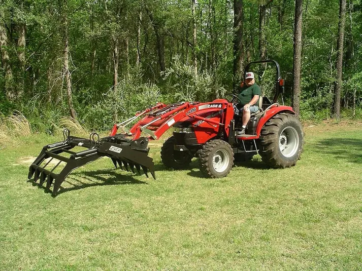 Lane Shark Root Rake Brush Grapple | Width 60" To 84" | 5 To 20 Gpm | Up To 120 Hp | For Skid Steer & Tractor 1