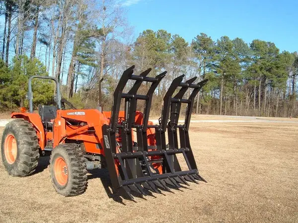 Lane Shark Wr Long Dual Root Rake Brush Grapple | Width 60" To 84" | 12 To 45 Hp | 8 To 20 Gpm | For Skid Steers & Tractors 2