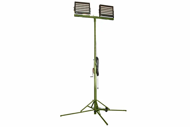 Larson Electronics 20' Telescoping Balloon Led Tower W/ 20Kw Generator - (2) 12' Portable Led Quadpods, Spare Tire 2