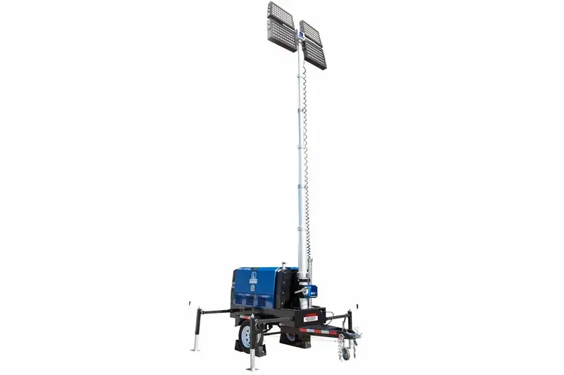 Larson Electronics 20Kw Generator - Water Cooled Diesel Engine - 25' Telescoping Tower - (4) Led Lamps - 50 Gal Tank 1