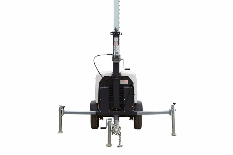 Larson Electronics 25' Explosion Proof Telescoping Tower - C1d2 - 6Kw Generator, Spark Arrestor - (2) 150W Led Lamps 1