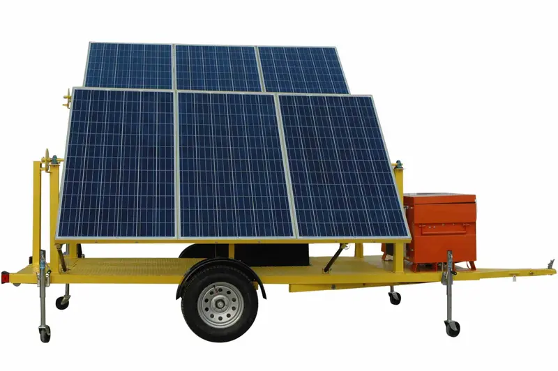 Larson Electronics 4.8Kw Solar Powered Security System - (20) 240W Panels -11Kw Diesel Gen - 120/240V Inverter 1