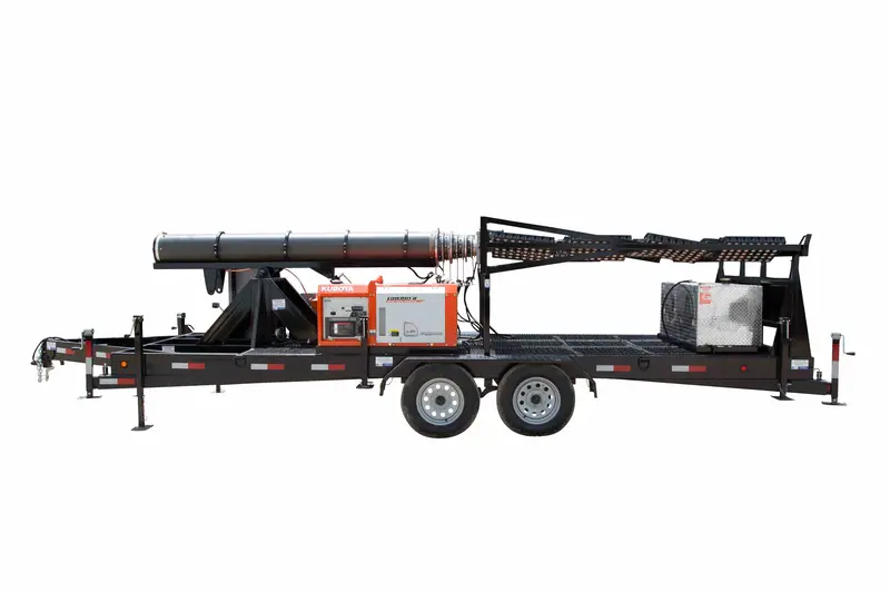 Larson Electronics 50' Pneumatic Megatower™ On 21 Foot Trailer - 11Kw Genset - 110 Gallons - Lights Not Included 2