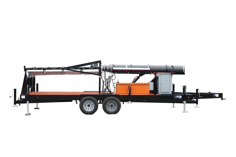Larson Electronics 65' Hydraulic Aluminum Mast Megatower™ On 21' Trailer - No Led Lights 1
