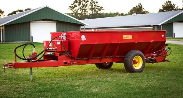 Lewis Brothers Chicken House Spreader Body | Model Sb1 | Width 84" | Capacity 260 Cubic Ft | 3-Point Hitch | Horsepower 50+ Hp | For Tractors 1