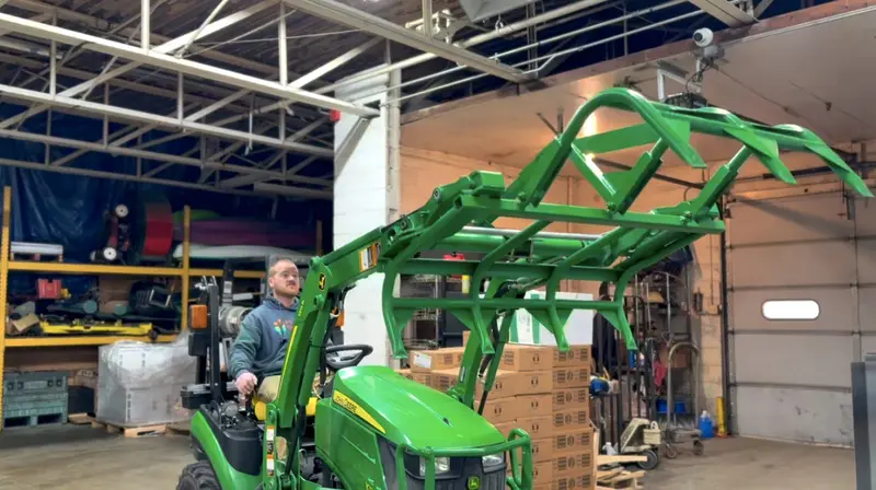 Little Buck Loader, Llc – Jd Talon Mechanical Grapple | No Additional Hydraulics | Horsepower 24–25 Hp | For Tractors 1