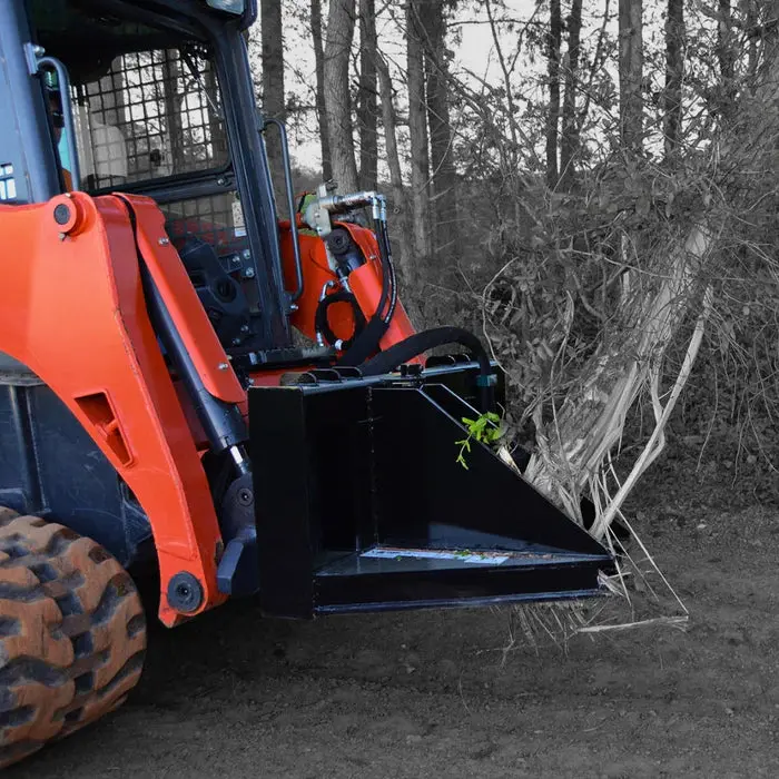 Loflin Fabrication Tree Shear | Heavy-Duty Cutting | Non-Rotating & Manual Rotating | Up To 12" Cutting Diameter | For Skid Steer 1