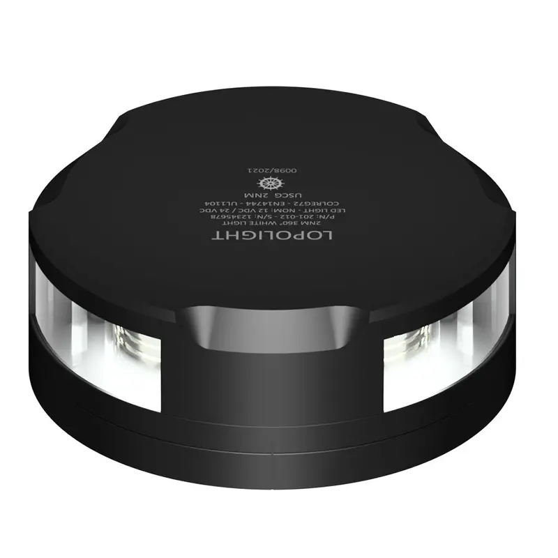 Lopolight 360-Degree Anchor Light W/Strobe - 2Nm - Black Housing W/Fb Base [201-012S-Fb-B] 1