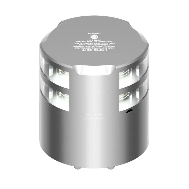Lopolight 360 Double-Stacked 3Nm Masthead Light - Silver Anodized [300-112G2st] 1