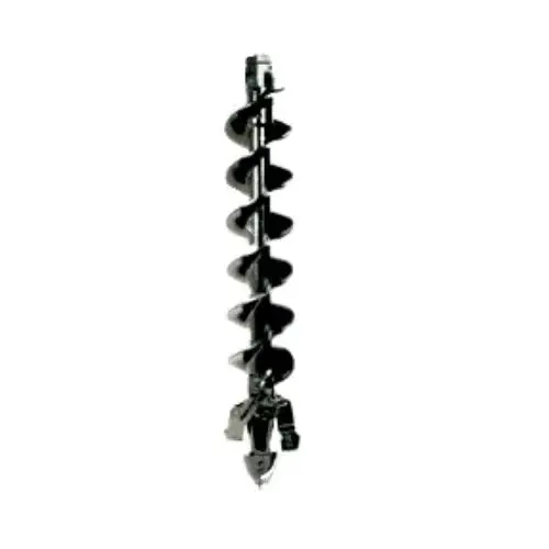 Lowe | Auger Bit | Lx Series | Standard & Carbide Tooth Styles | Sizes 9" To 36" | 50" Length | 2" Hex & 2-1/2" Hex Drive | For Skid Steer Auger Attachment 1