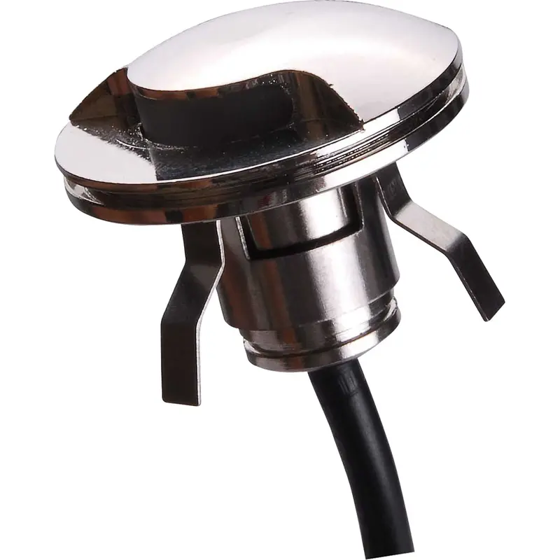 Lunasea 316 Polished Stainless Steel Led Waterproof Courtesy Light - Warm White - 12Vdc Only [Llb-57Ww-01-00] 1