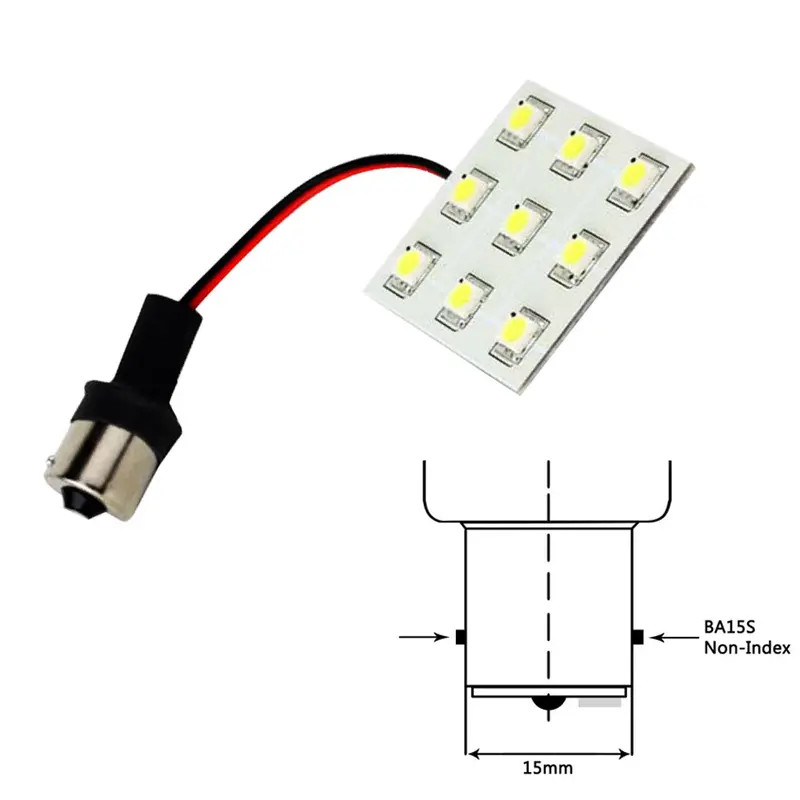 Lunasea Bayonet 9 Led Bulb Ba15s - 12Vac Or 10-30Vdc/2W/149 Lumens - Warm White [Llb-229W-21-00] 1