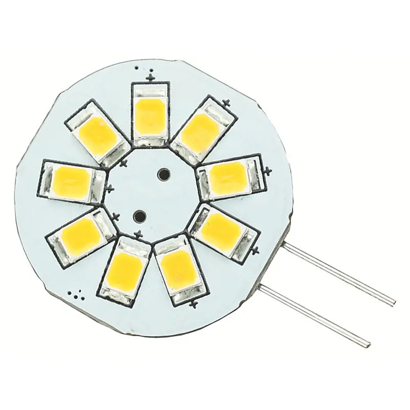 Lunasea G4 8 Led Side Pin Light Bulb - 12Vac Or 10-30Vdc/1.2W/123 Lumens - Warm White [Llb-216W-21-00] 1