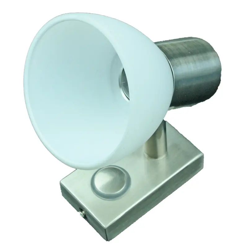 Lunasea Led Wall Mount Light Fixture - Touch Dimming - Brushed Nickel - Warm White - 3W [Llb-33Ew-81-Ot] 1