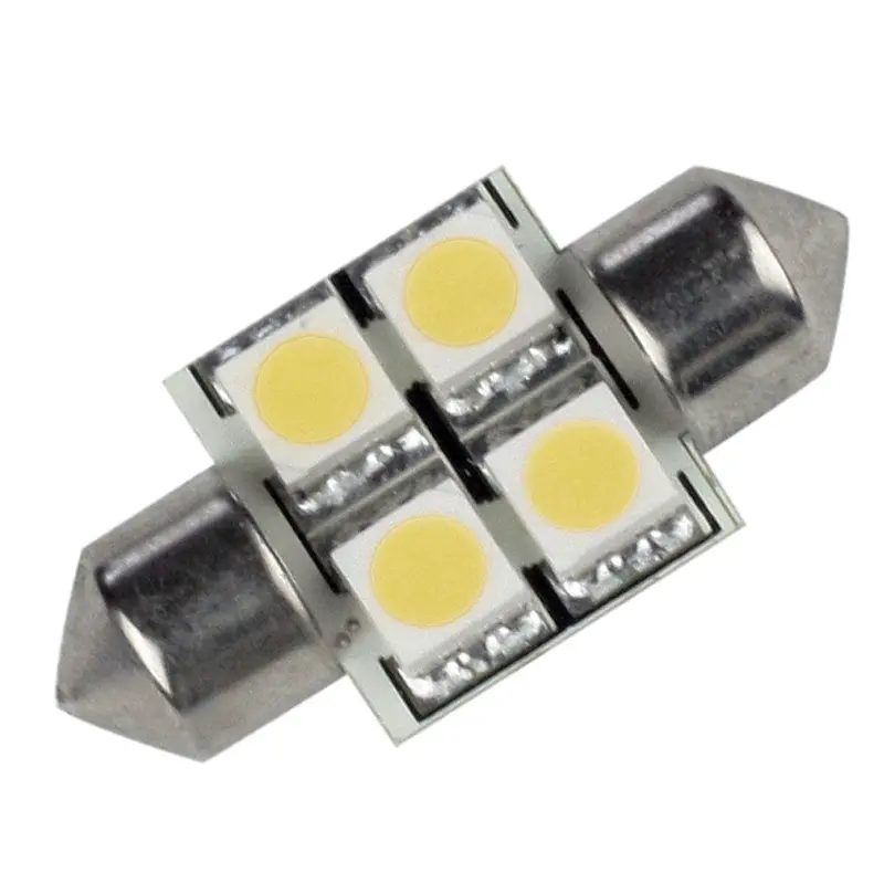 Lunasea Single-Sided 4 Led Festoon - 10-30Vdc/0.7W/60 Lumens - Warm White [Llb-202W-21-00] 1