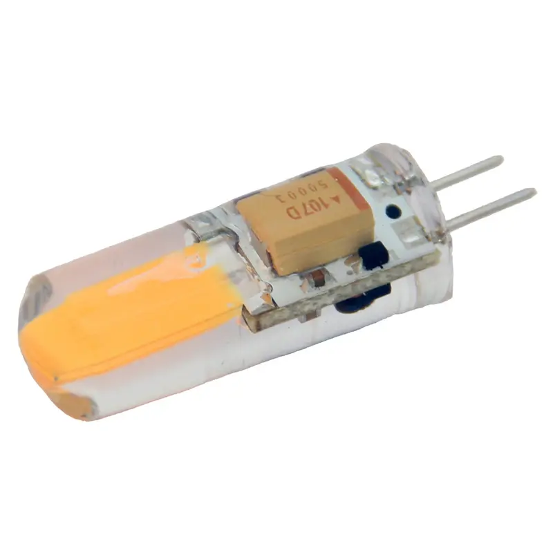 Lunasea Warm White G4 Bulb 2W 10-30Vdc Bottom Pin Silicon Encapsulated [Llb-21Kw-71-00] 1