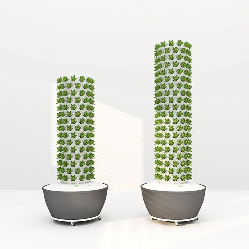 Lyine 12P Vertical Hydroponic Tower - Space-Efficient, High-Yield Growing Solution | 100 L Water Tank 1
