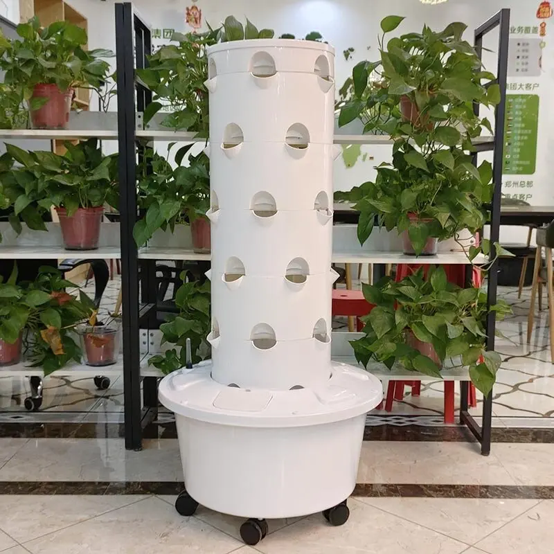 Lyine 6P Vertical Hydroponic Tower – Versatile Growing Solution | 6 & 10 Layers | 60/100L 1