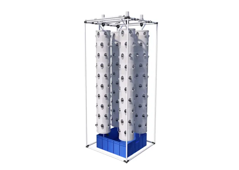 Lyine 6P10-4/6P15-4 Rotating Hydroponic Tower With Led Light System | 10 & 15 Layers | 100L 1