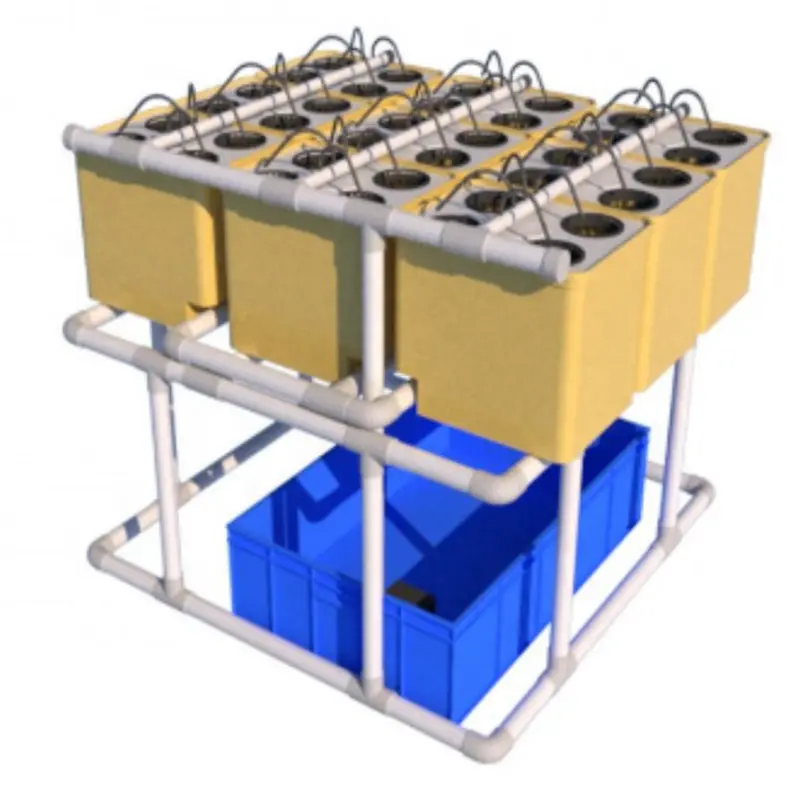 Lyine Dutch Bucket System - Hydroponic Growing System | 90X90x73 Cm 1
