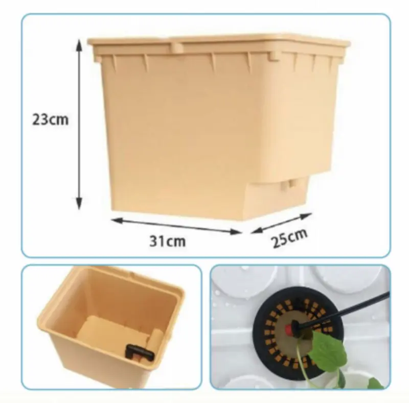Lyine Dutch Bucket System - Hydroponic Growing System | 90X90x73 Cm 2
