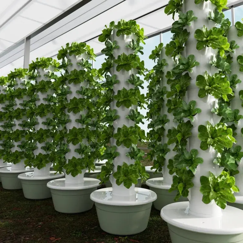 Lyine Hydroponic System Vertical Planter | 9-Layer Aeroponics Tower | Height 165 Cm 1