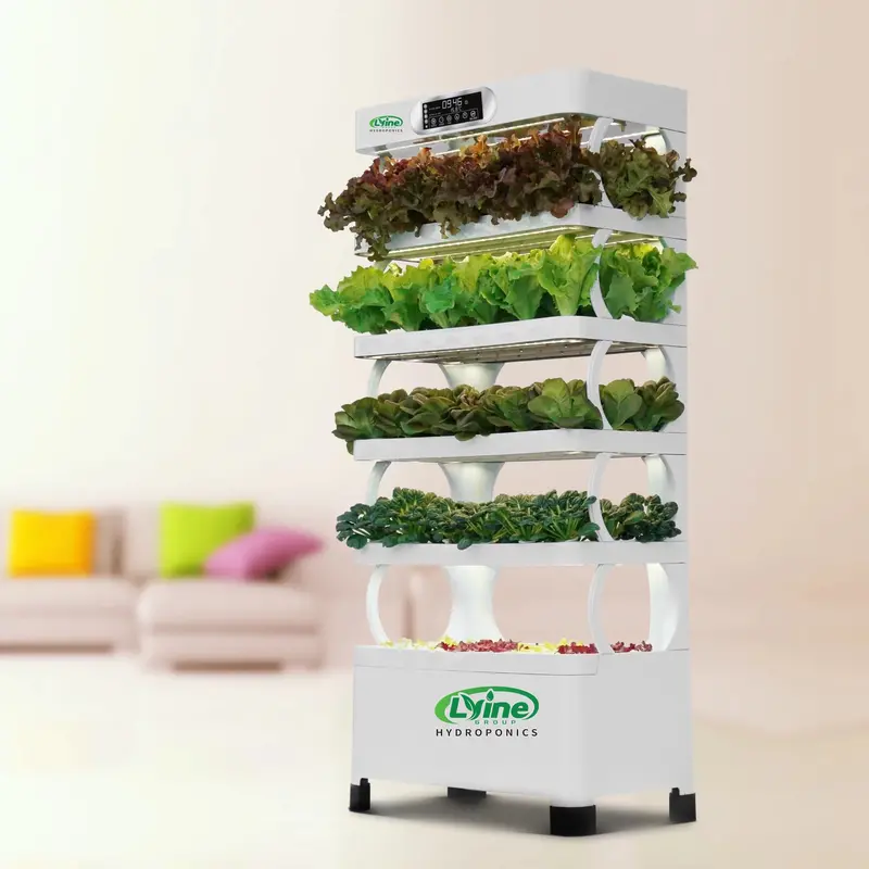 Lyine Smart Home Vegetable Hydroponic Grow Cabinet | 4 Layers 2