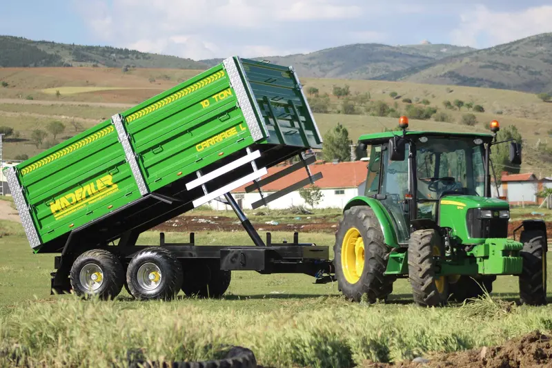 Madenler Cargo / Silage Transport Trailer | Case Width 3300-6000Mm | Hydraulic Brake System 1