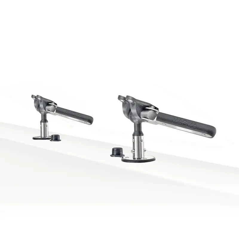 Magma Mount - Dual Locking Flush Deck Socket W/Adjustable  Locking Levelock [T10-527] 1