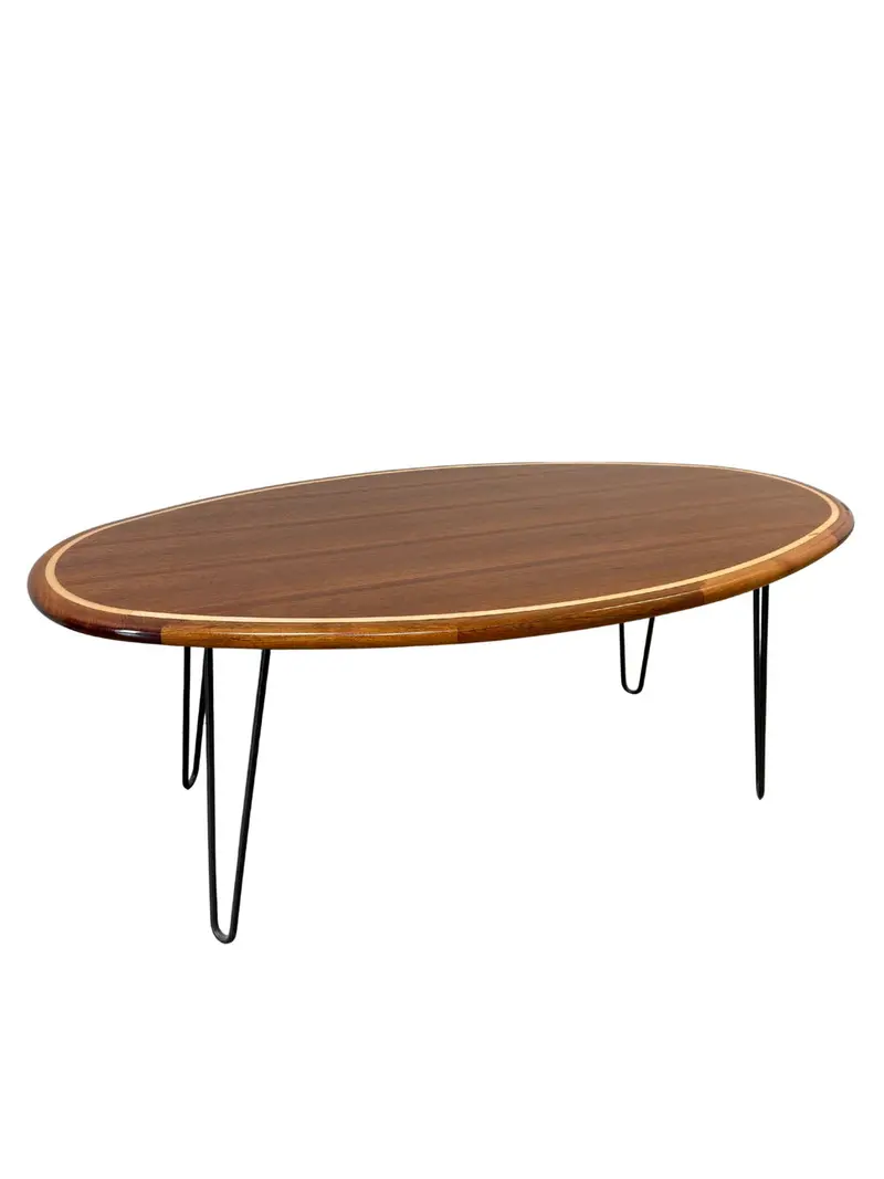 Mariteak Teak Oval Table W/ High Gloss Finish | Width 23" | Length 43" 1