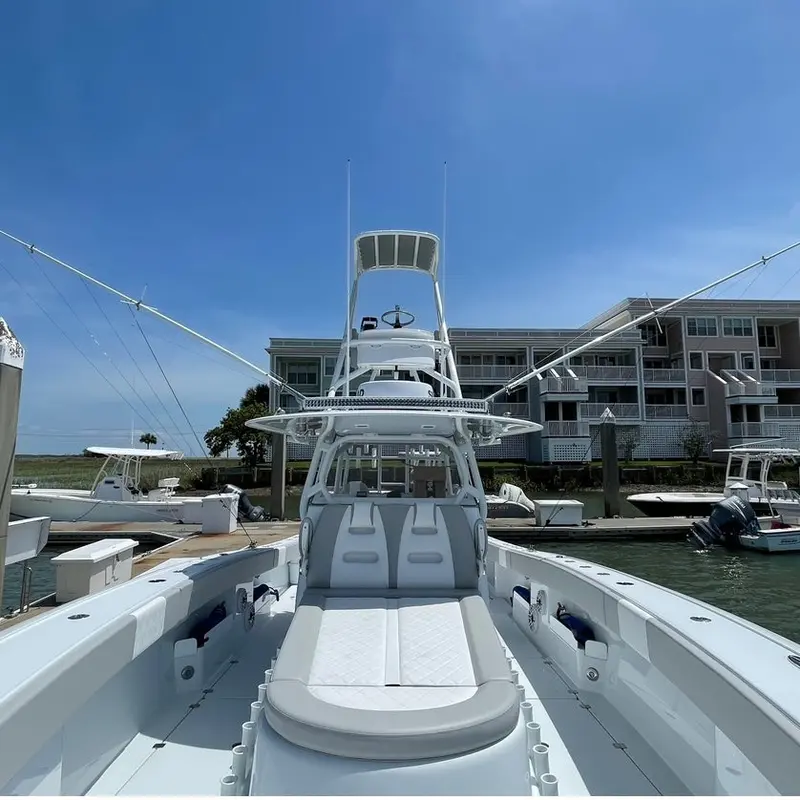 Marsh Tacky Outriggers New! “Xts Series” Single Spreader Supported Super Titanium Internally Rigged Carbon Fiber Outriggers (21Ft Or 23Ft Sets) 2